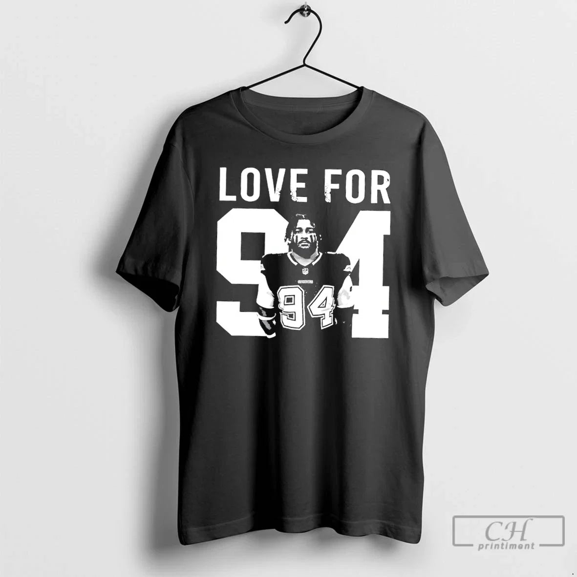 Dallas Cowboys Love Kneland Marshaw 94 - Adult & Kids T-Shirts, Sweatshirts & Hoodies apparel design preview 1