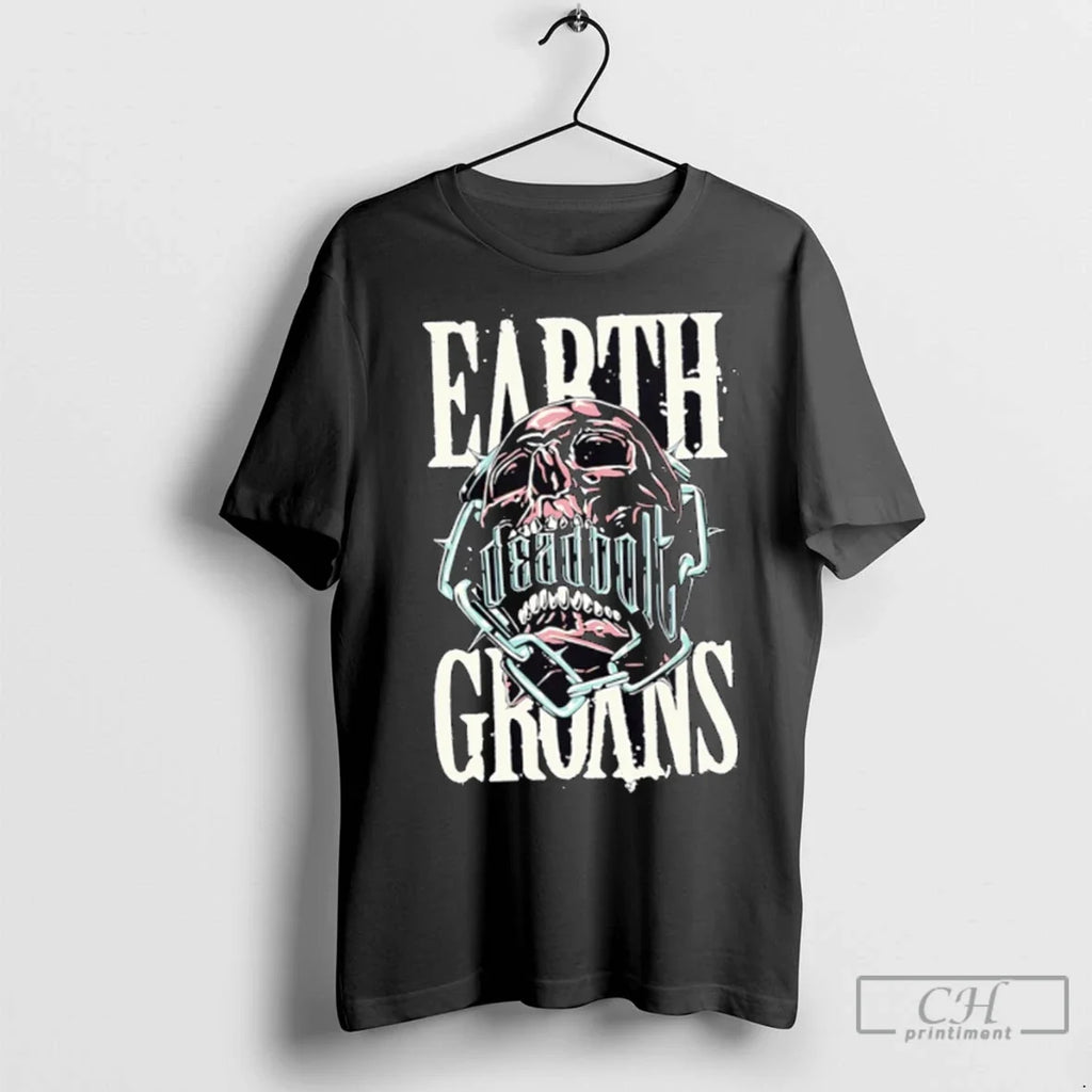 Premium Deadbolt Earth Groans Graphic - Adult & Kids T-Shirts, Sweatshirts & Hoodies apparel design preview 1
