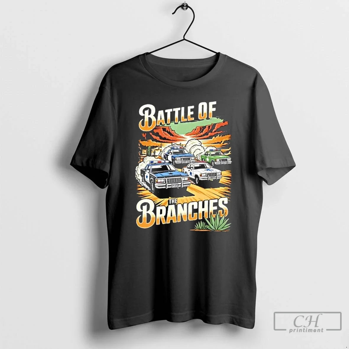 Desert Race Battle Branches - Adult & Kids T-Shirts, Sweatshirts & Hoodies apparel design preview 1