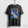 Detroit Lions Football X Teacher American Flag - Adult & Kids T-Shirts, Sweatshirts & Hoodies apparel design preview 1