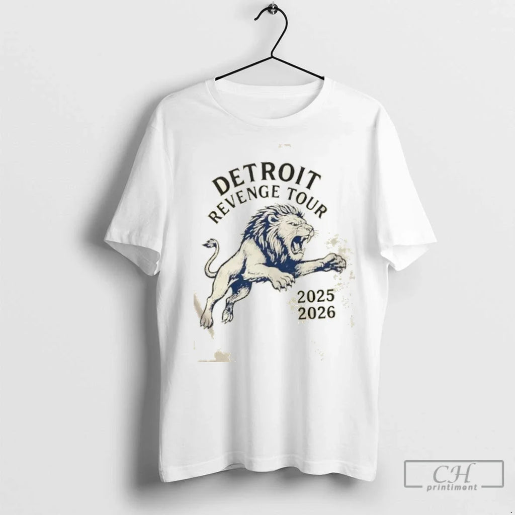 Premium Detroit Lions Revenge Tour 2025 2026 - Adult & Kids T-Shirts, Sweatshirts & Hoodies apparel design preview 1