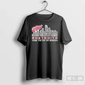 Detroit Red Wings Name Players City Skyline Shape - Adult & Kids T-Shirts, Sweatshirts & Hoodies apparel design preview 1