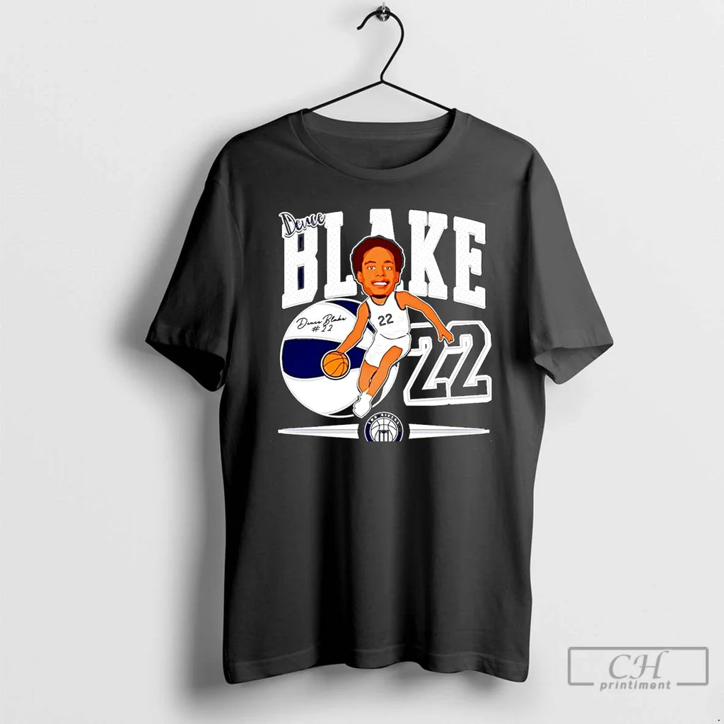 Deuce Blake Marietta Basketball Caricature 25 26 - Adult & Kids T-Shirts, Sweatshirts & Hoodies apparel design preview 1