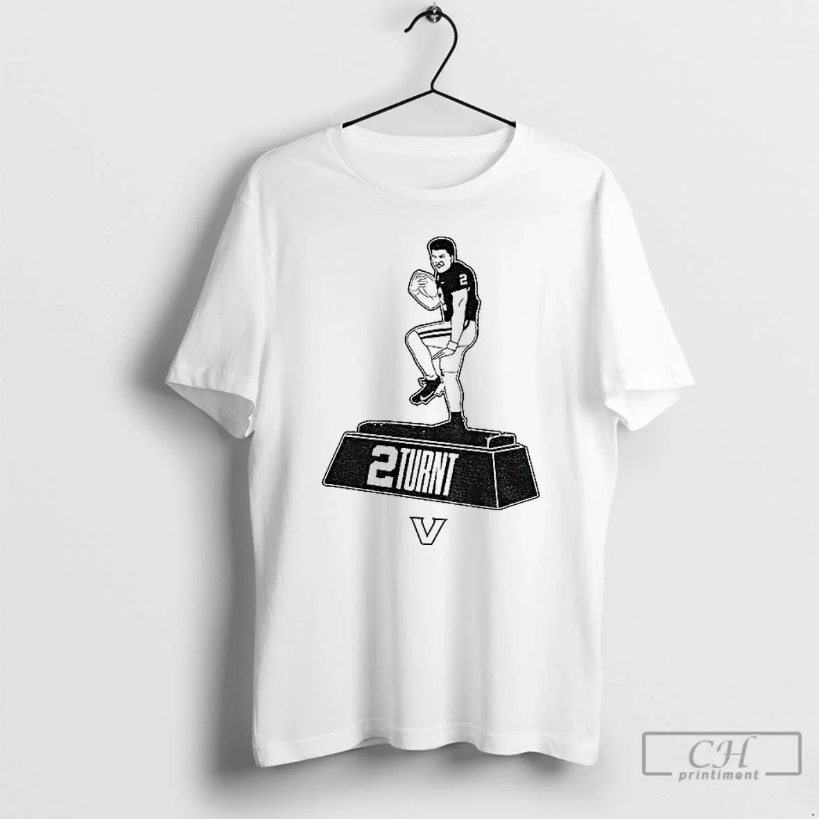 Diego Pavia Posing 2 Turnt Vanderbilt Commodores - Adult & Kids T-Shirts, Sweatshirts & Hoodies apparel design preview 1