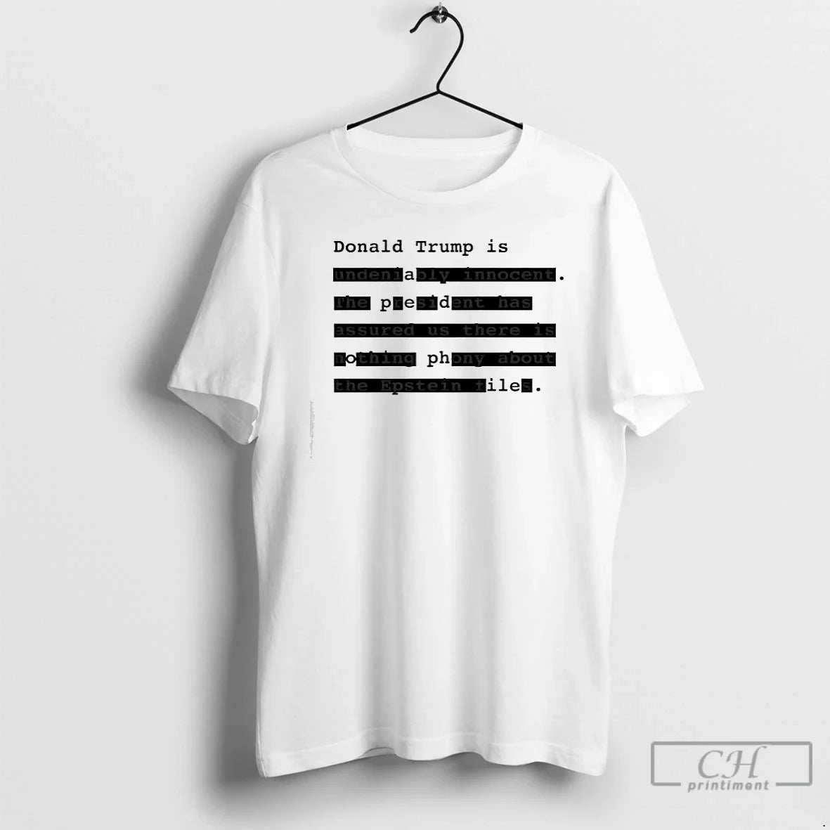 Donald Trump Is Undeniably Innocent President Has - Adult & Kids T-Shirts, Sweatshirts & Hoodies apparel design preview 1