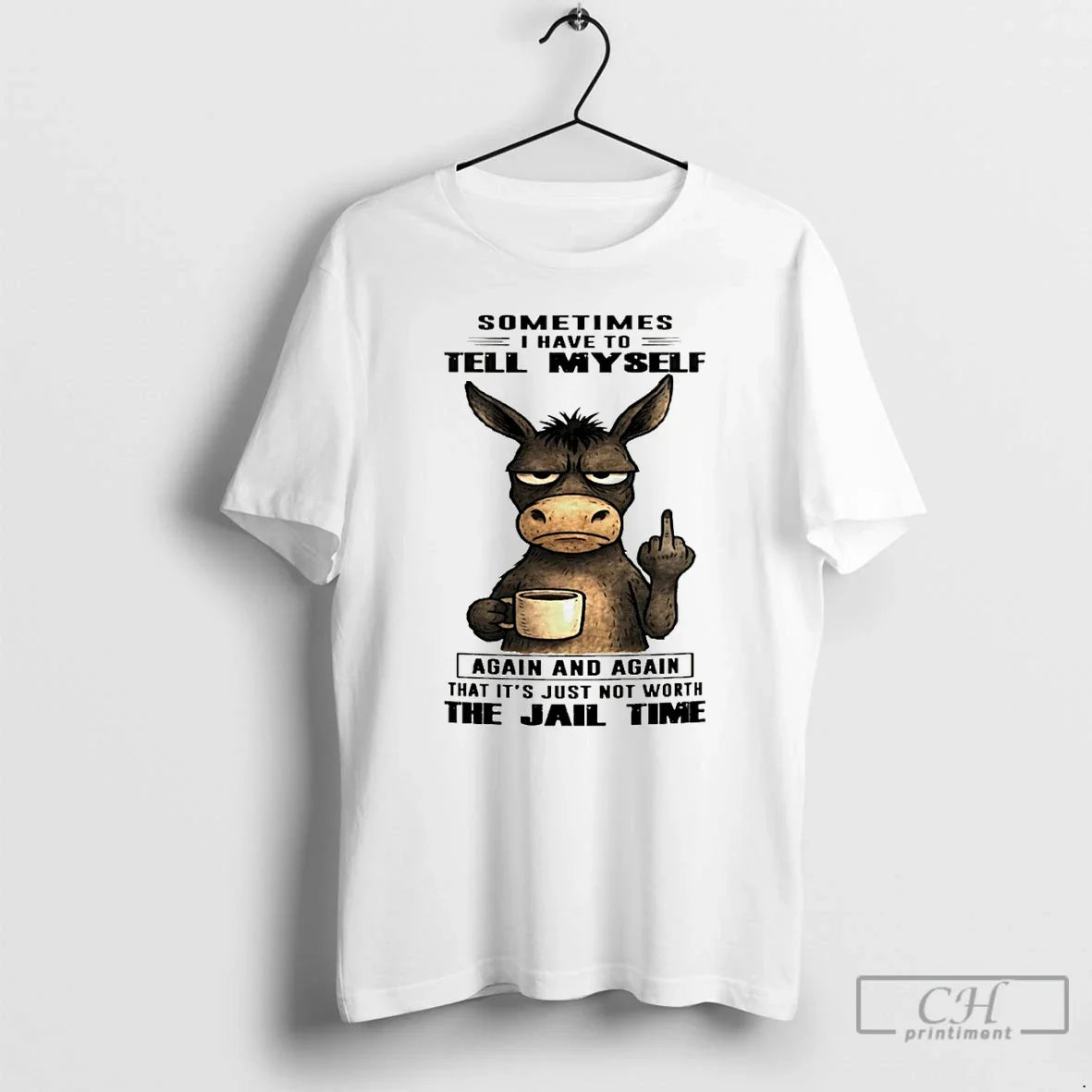 Donkey Sometimes I Have Tell Myself Again That Just - Adult & Kids T-Shirts, Sweatshirts & Hoodies apparel design preview 1