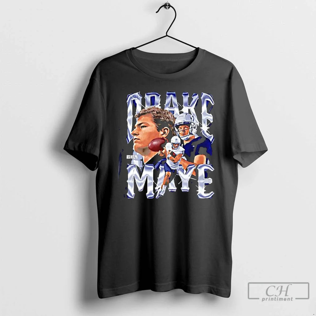 Drake Maye New England Vintage - Adult & Kids T-Shirts, Sweatshirts & Hoodies apparel design preview 1