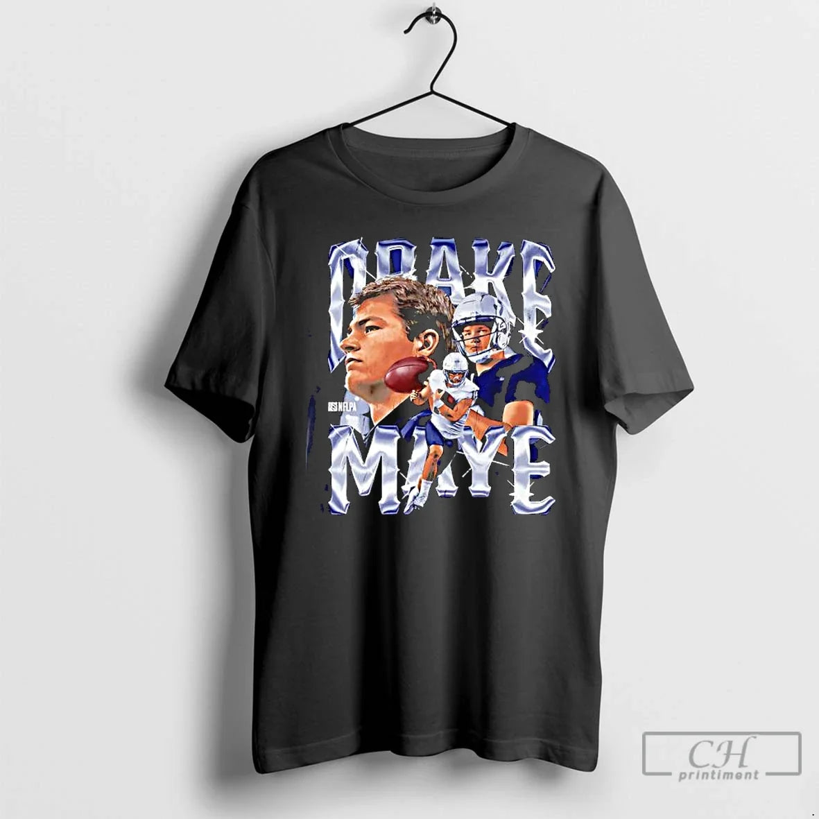 Drake Maye New England Vintage - Adult & Kids T-Shirts, Sweatshirts & Hoodies apparel design preview 1