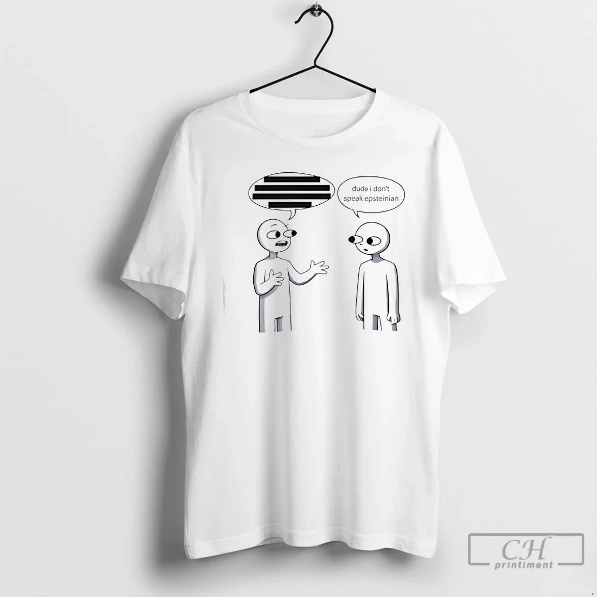 Dude I Dont Speak Epsteinian - Adult & Kids T-Shirts, Sweatshirts & Hoodies apparel design preview 1
