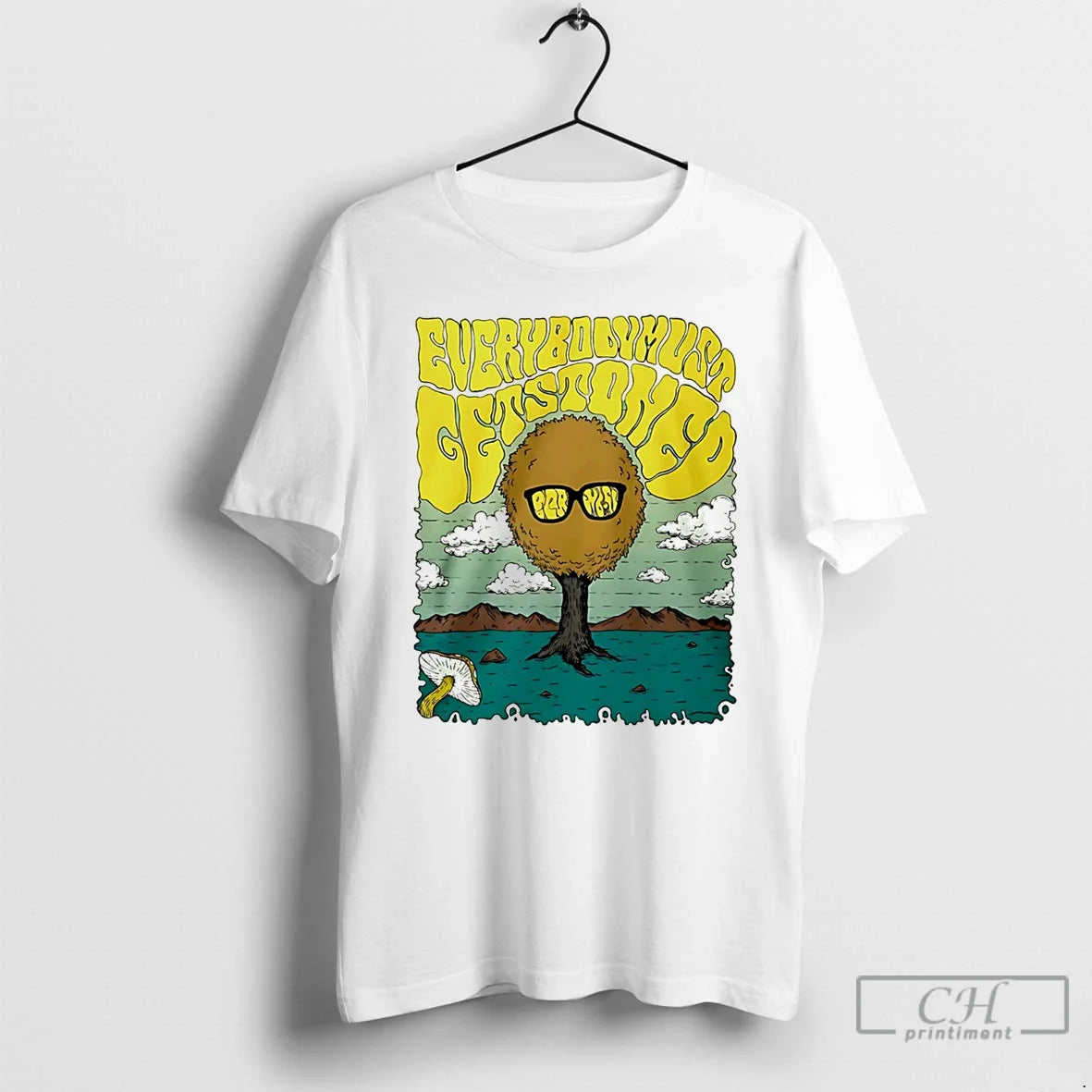 Everybody Must Get Stoned Song Bob Dylan - Adult & Kids T-Shirts, Sweatshirts & Hoodies apparel design preview 1