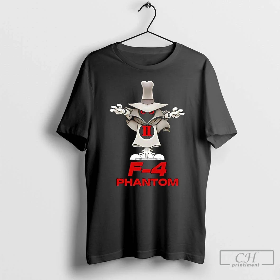 F 4 Phantom Ii Cartoon Mascot - Adult & Kids T-Shirts, Sweatshirts & Hoodies apparel design preview 1