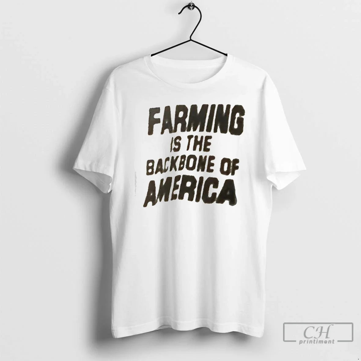 Farming Is Backbone America Not Profit Center - Adult & Kids T-Shirts, Sweatshirts & Hoodies apparel design preview 1