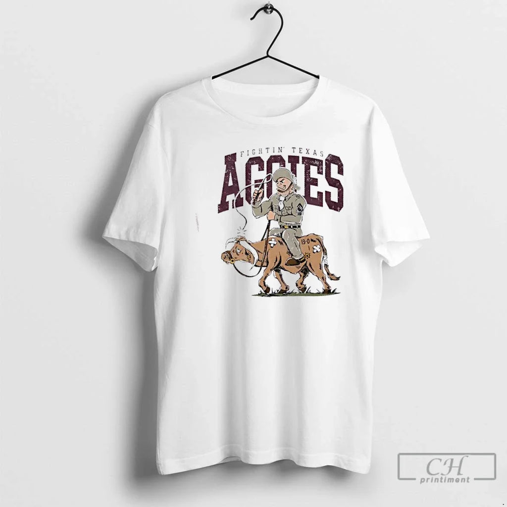 Fightin Texas Aggie Sarge - Adult & Kids T-Shirts, Sweatshirts & Hoodies apparel design preview 1