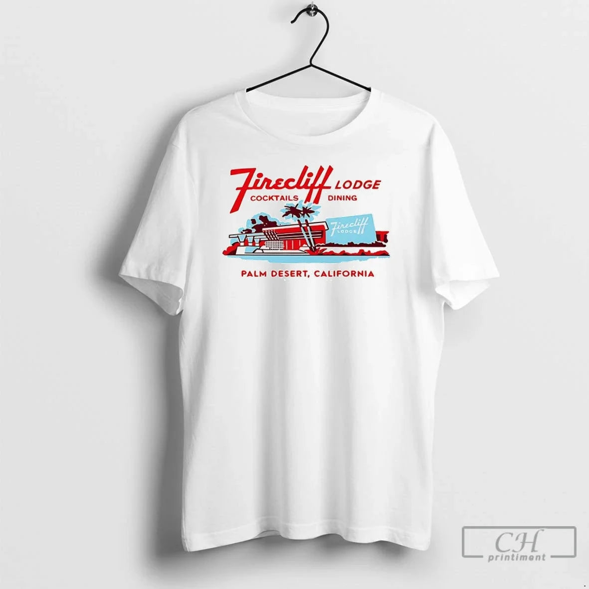 Premium Firecliff Lodge Hotel Vintage Greater Palm - Adult & Kids T-Shirts, Sweatshirts & Hoodies apparel design preview 1