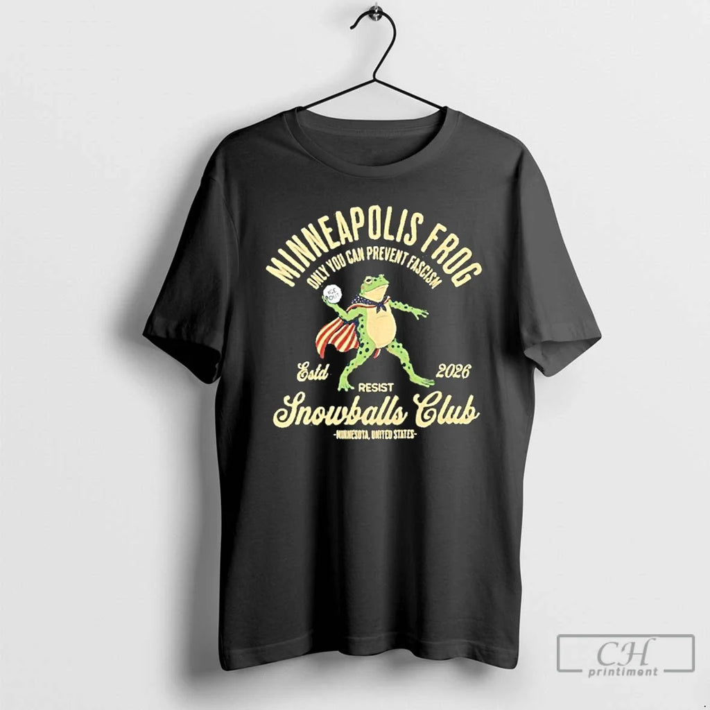 Frog Protest Minneapolis Snowballs Club - Adult & Kids T-Shirts, Sweatshirts & Hoodies apparel design preview 1