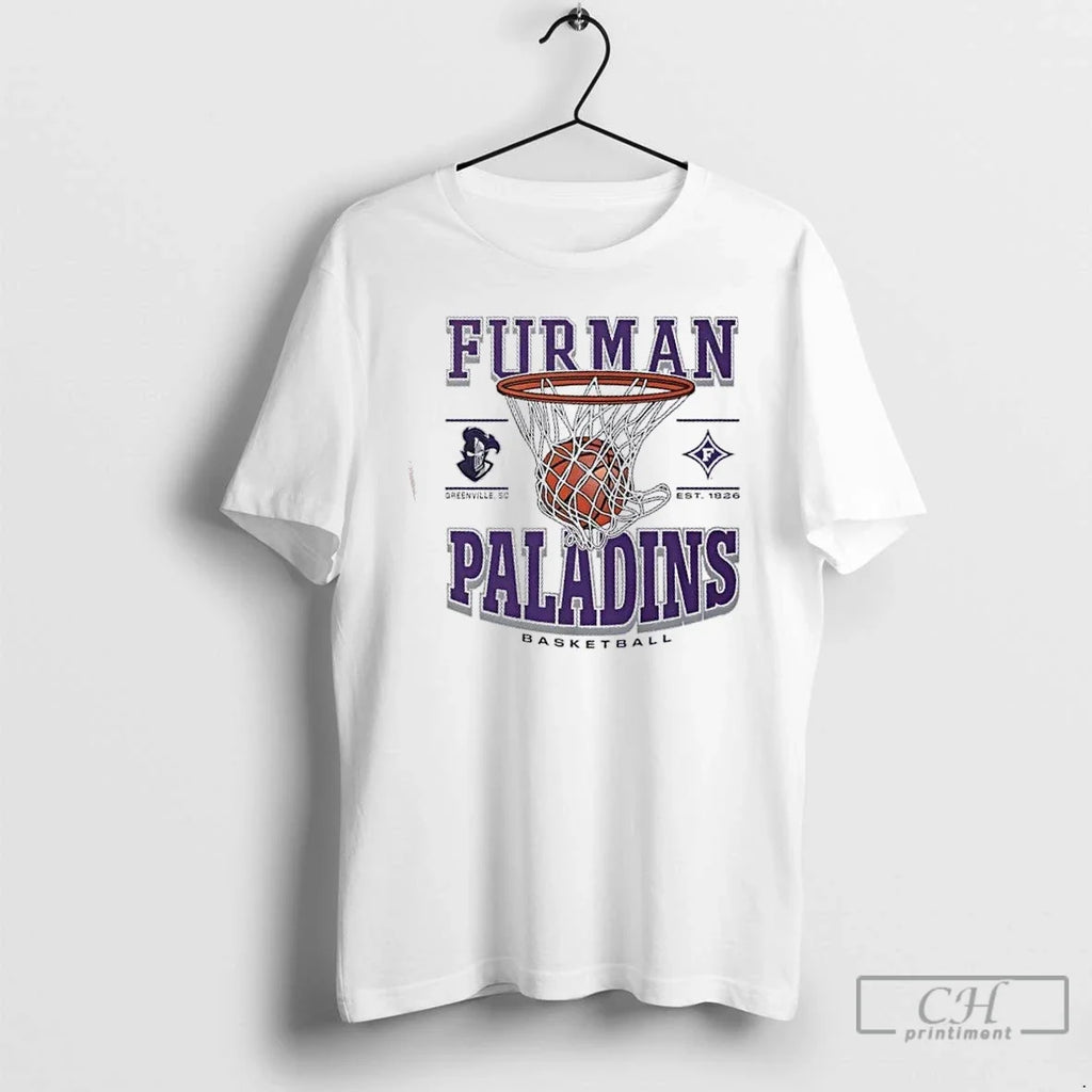 Furman Paladins Basketball Game Time Greenville Sc - Adult & Kids T-Shirts, Sweatshirts & Hoodies apparel design preview 1