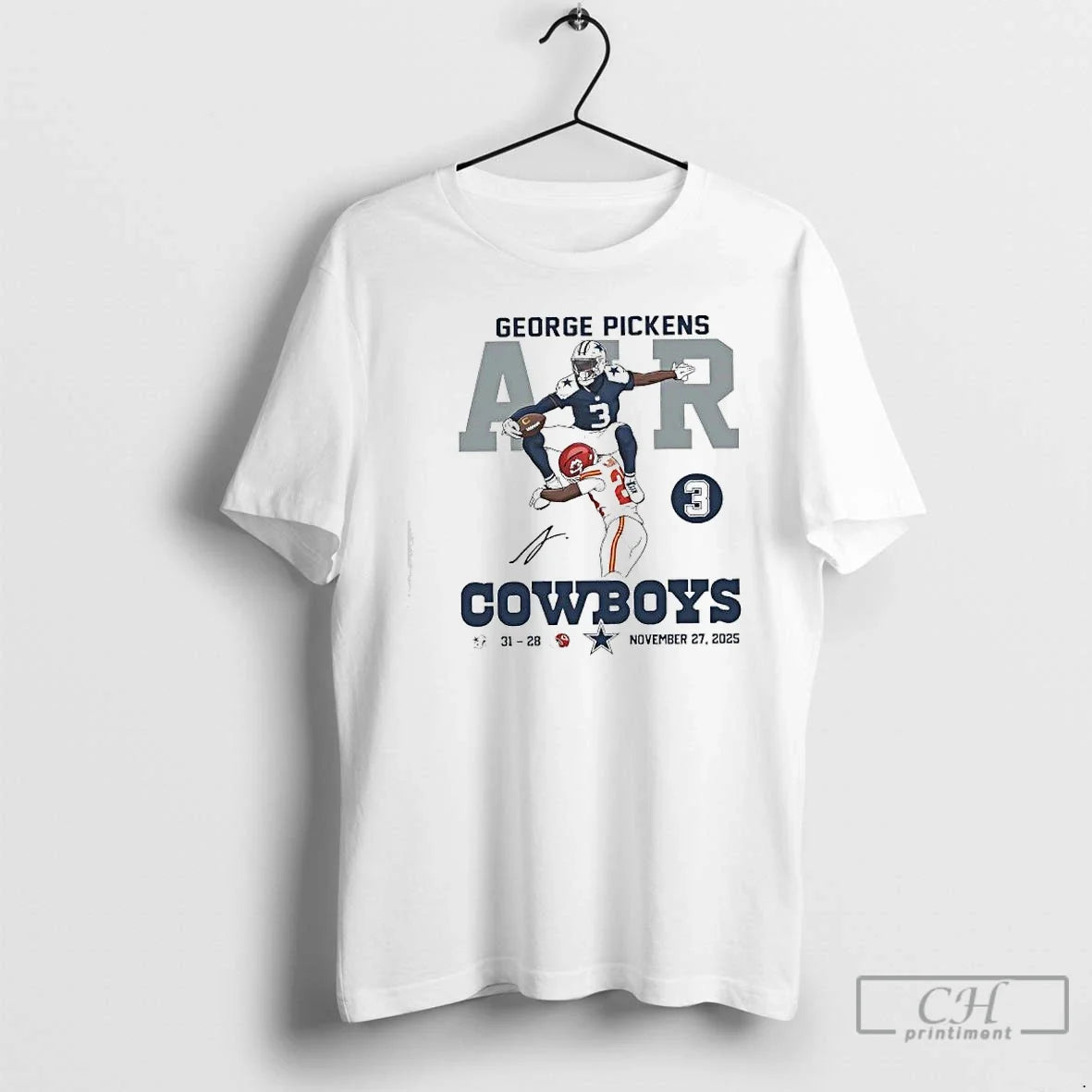 George Pickens Cowboys Signature - Adult & Kids T-Shirts, Sweatshirts & Hoodies apparel design preview 1