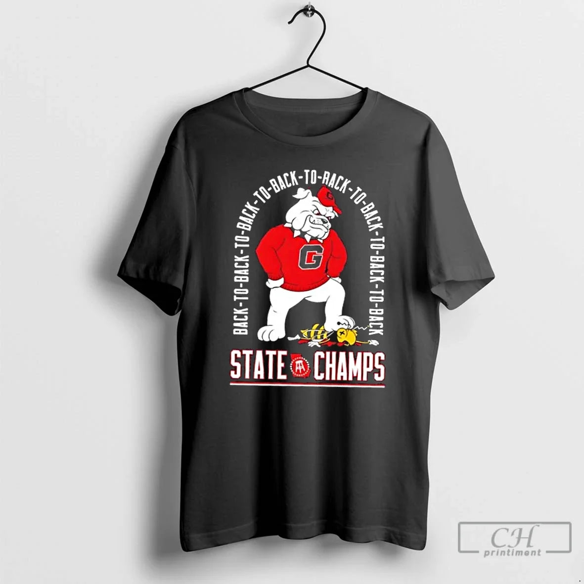 Georgia Bulldogs Beat Tech Yellow Jackets 2025 Ms - Adult & Kids T-Shirts, Sweatshirts & Hoodies apparel design preview 1