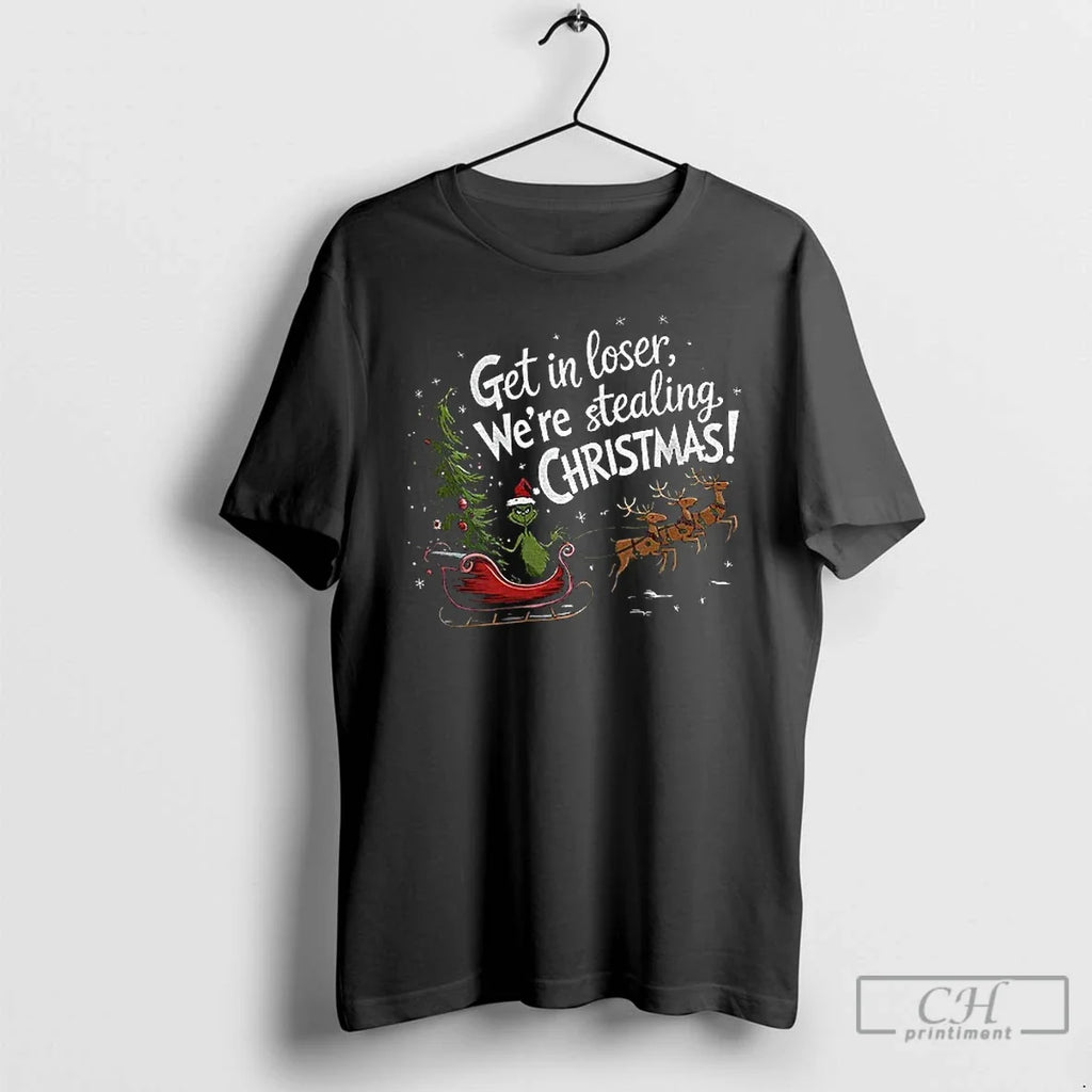 Get Loser Were Stealing Merry - Adult & Kids T-Shirts, Sweatshirts & Hoodies apparel design preview 1