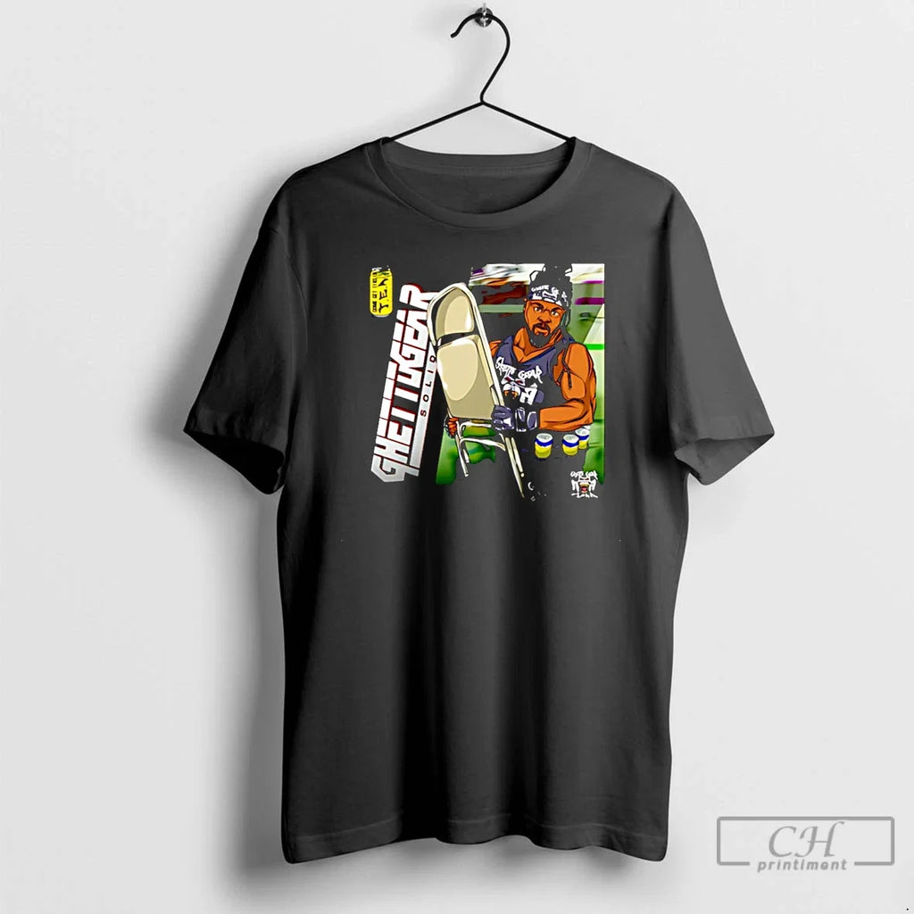 Ghetto Gear Solid Ggs Retro Steel Chair - Adult & Kids T-Shirts, Sweatshirts & Hoodies apparel design preview 1