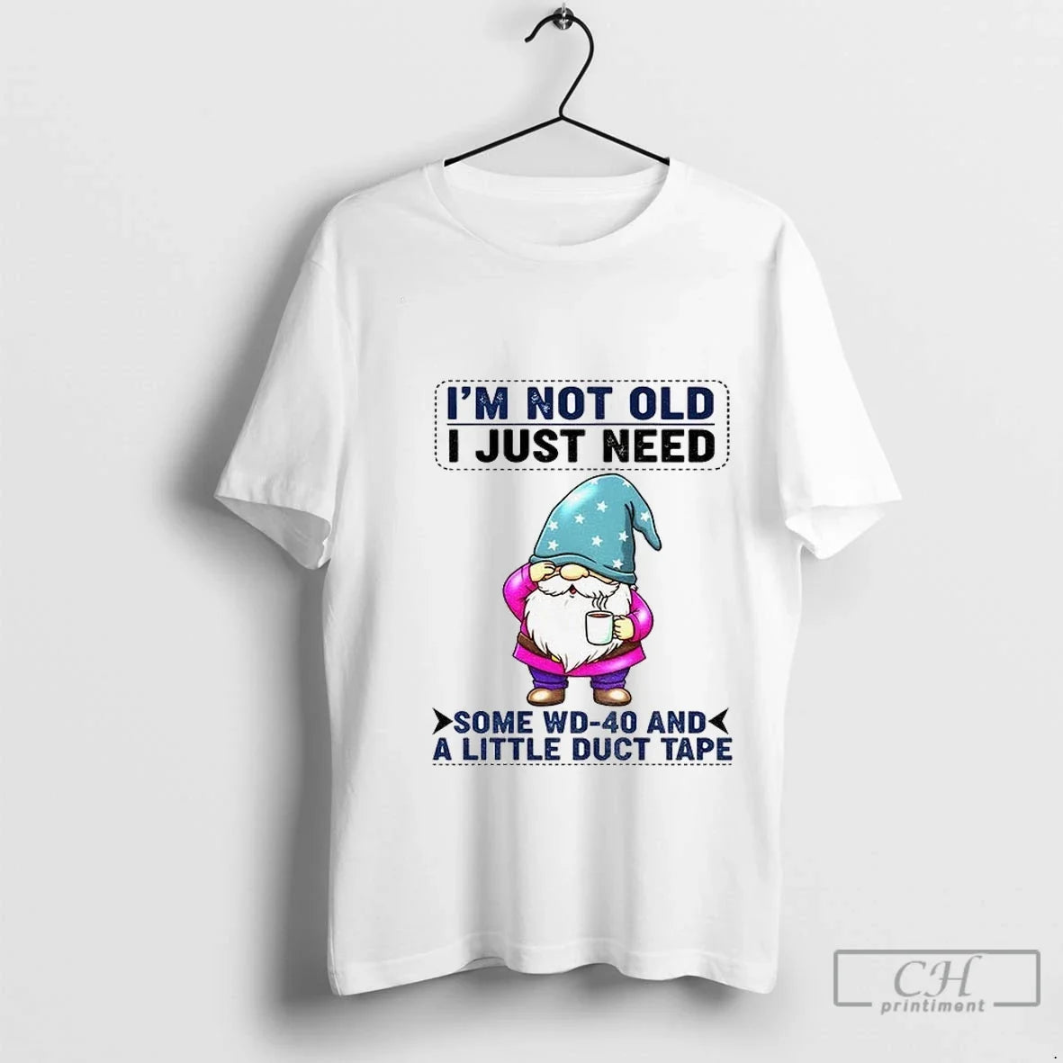 Premium Gnome Im Not Old I Just Need Some Wd 40 And A - Adult & Kids T-Shirts, Sweatshirts & Hoodies apparel design preview 1
