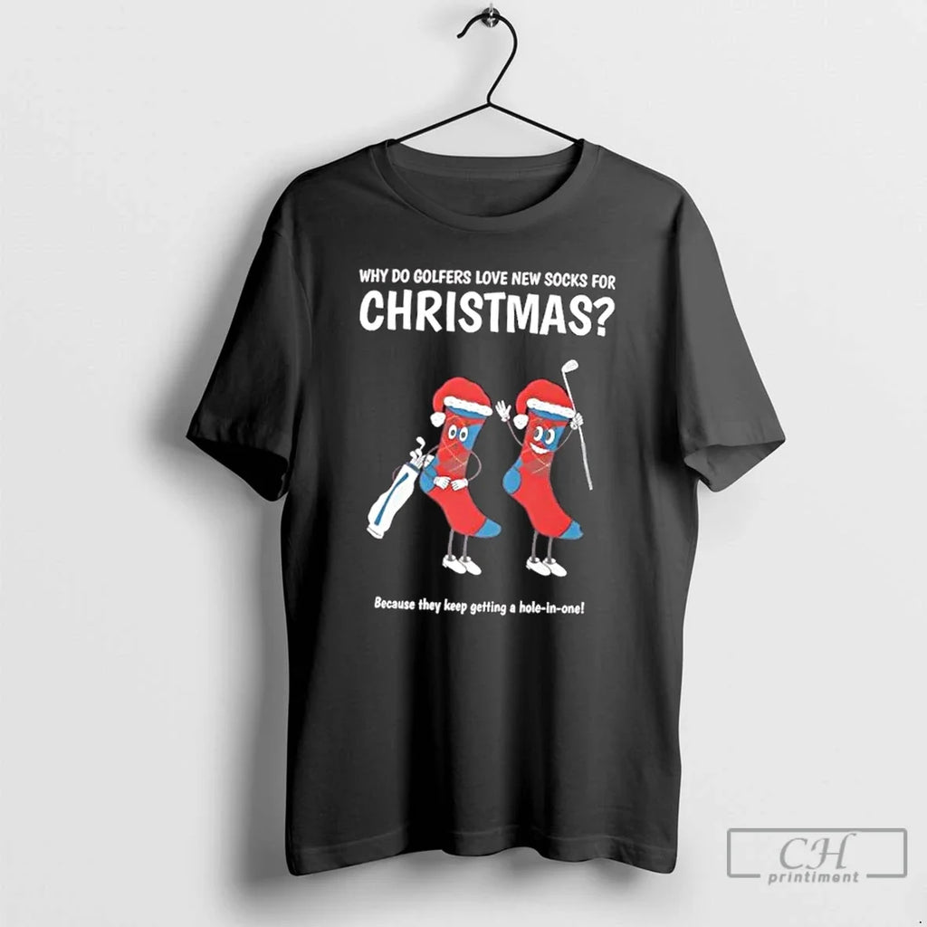 Golfers Love New Socks - Adult & Kids T-Shirts, Sweatshirts & Hoodies apparel design preview 1