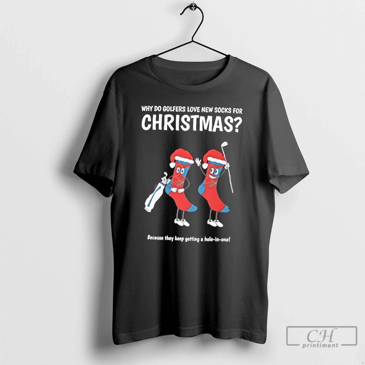 Golfers Love New Socks - Adult & Kids T-Shirts, Sweatshirts & Hoodies apparel design preview 1