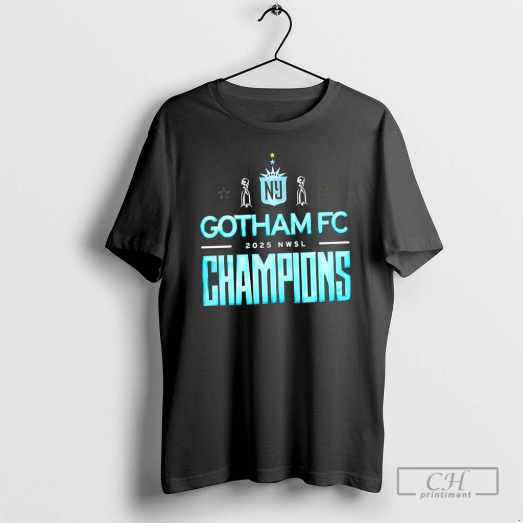 Gotham Fc 2025 Nwsl Champions - Adult & Kids T-Shirts, Sweatshirts & Hoodies apparel design preview 1