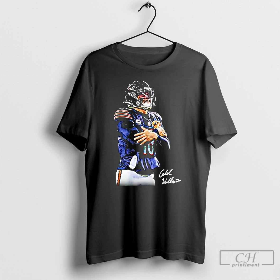 Green Bay Packers Caleb Williams Cols Signature - Adult & Kids T-Shirts, Sweatshirts & Hoodies apparel design preview 1