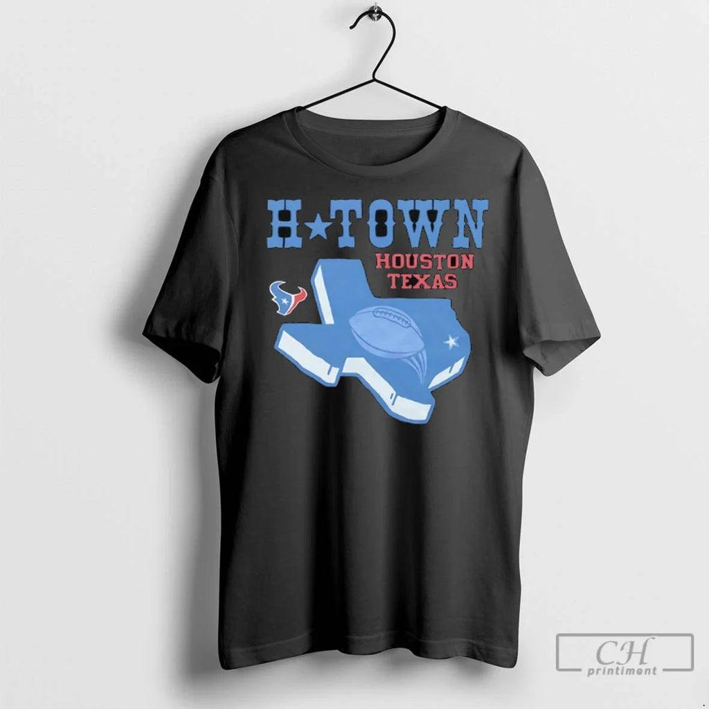 Premium H Town Houston Texans Football - Adult & Kids T-Shirts, Sweatshirts & Hoodies apparel design preview 1