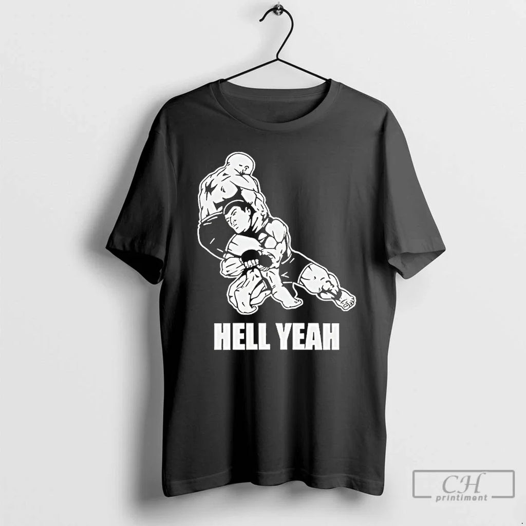 Hell Yeah Double Leg Takedown Wrestling - Adult & Kids T-Shirts, Sweatshirts & Hoodies apparel design preview 1