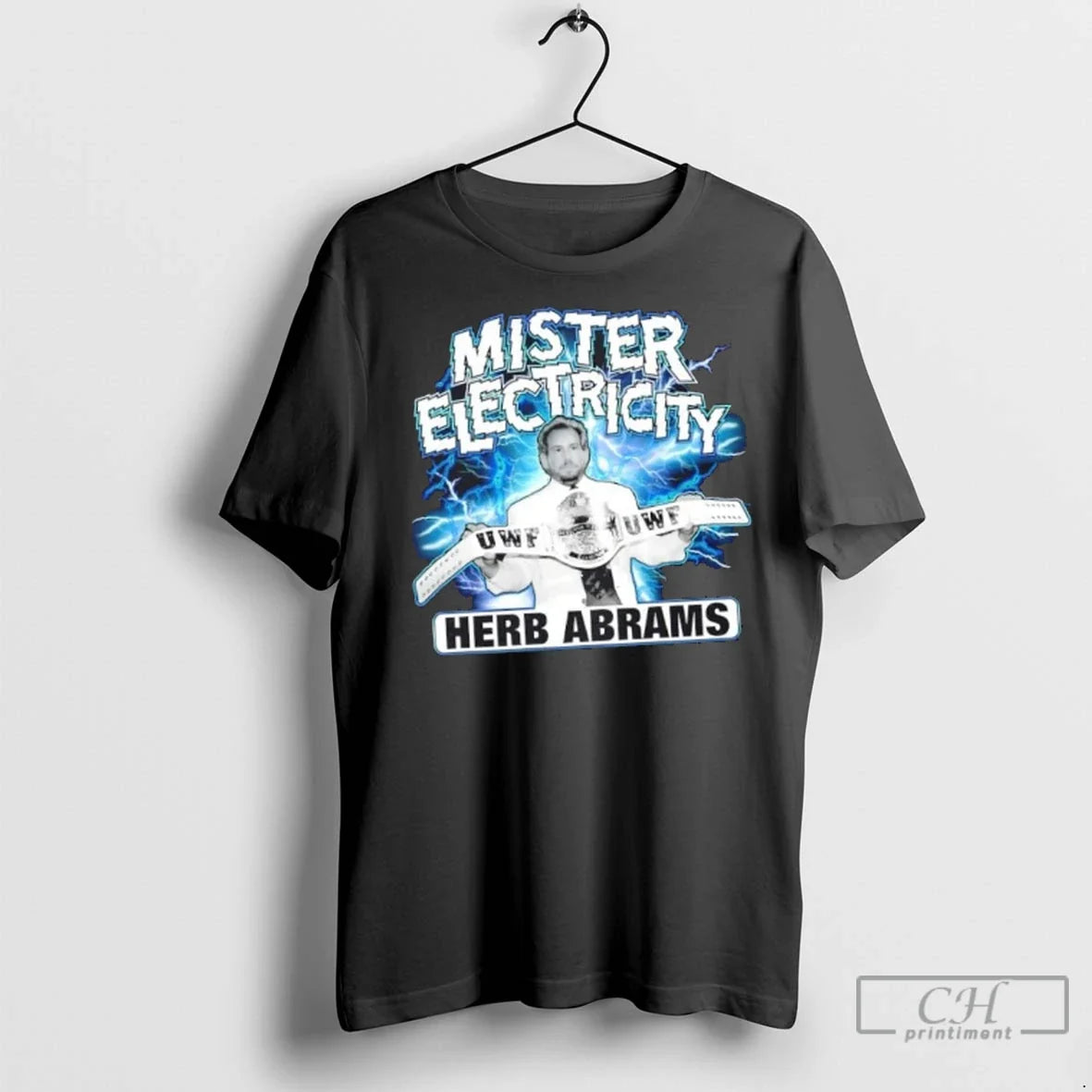 Premium Herb Abrams Mr Electricity Graphic - Adult & Kids T-Shirts, Sweatshirts & Hoodies apparel design preview 1