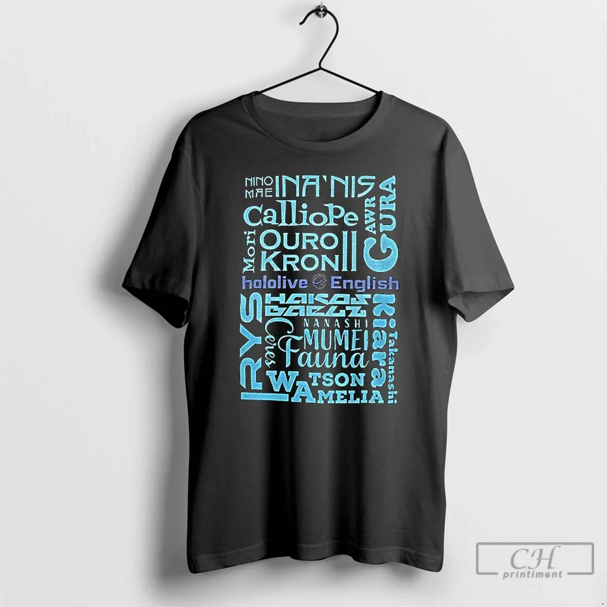 Hololive English Ninomae Inanis Mori Calliope Ouro - Adult & Kids T-Shirts, Sweatshirts & Hoodies apparel design preview 1