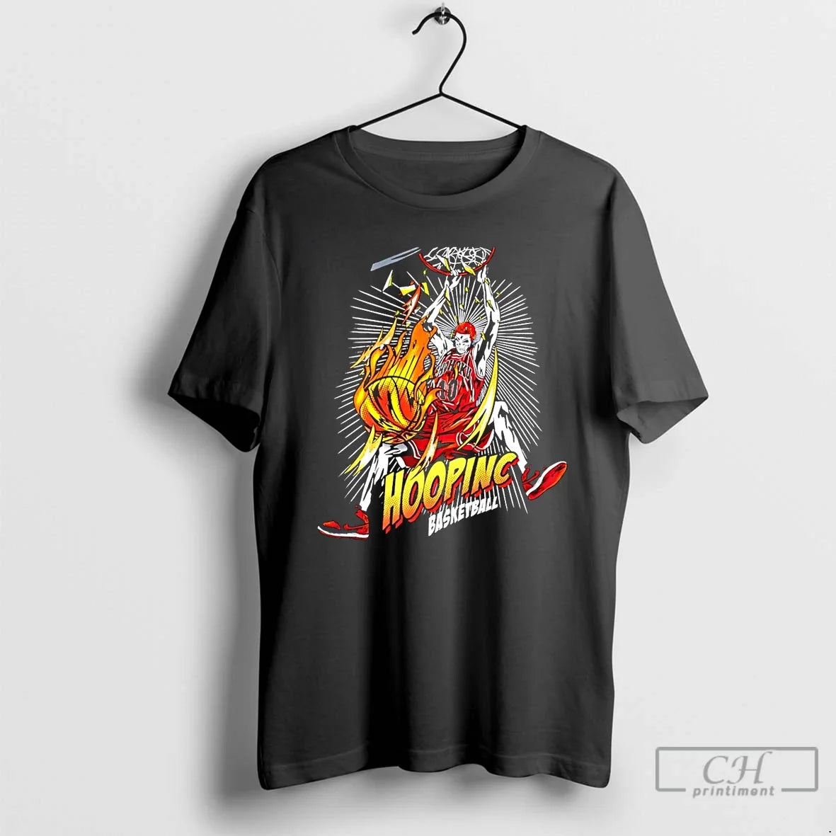 Hoopinc Basketball Skull Shohoku 10 - Adult & Kids T-Shirts, Sweatshirts & Hoodies apparel design preview 1