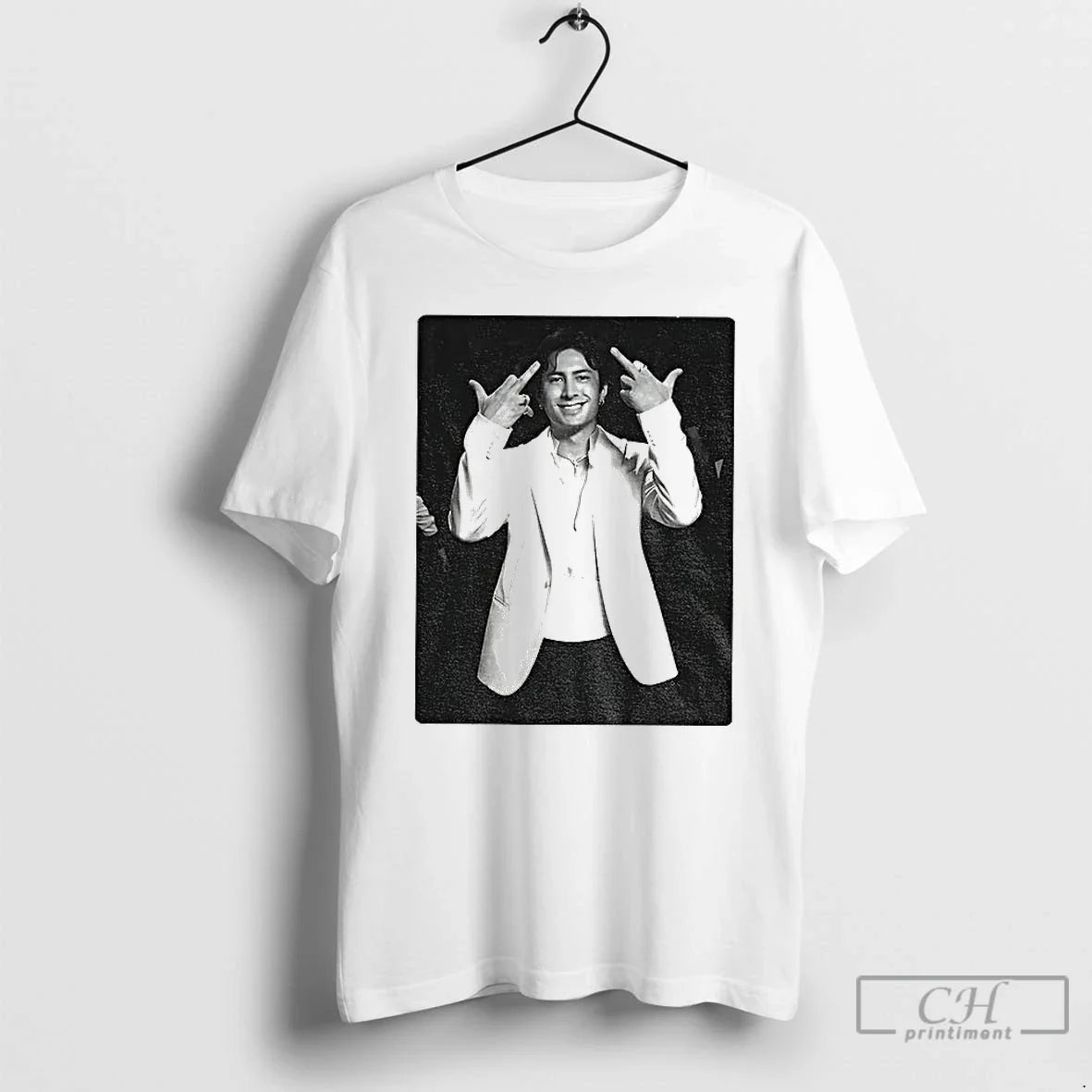 Hudson Williams Glambot Middle Finger Heated Rivalry - Adult & Kids T-Shirts, Sweatshirts & Hoodies apparel design preview 1
