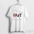 Humorous Ice Out Minnesota Map - Adult & Kids T-Shirts, Sweatshirts & Hoodies apparel design preview 1