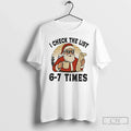 I Check List 6 7 Times Santa Vintage - Adult & Kids T-Shirts, Sweatshirts & Hoodies apparel design preview 1