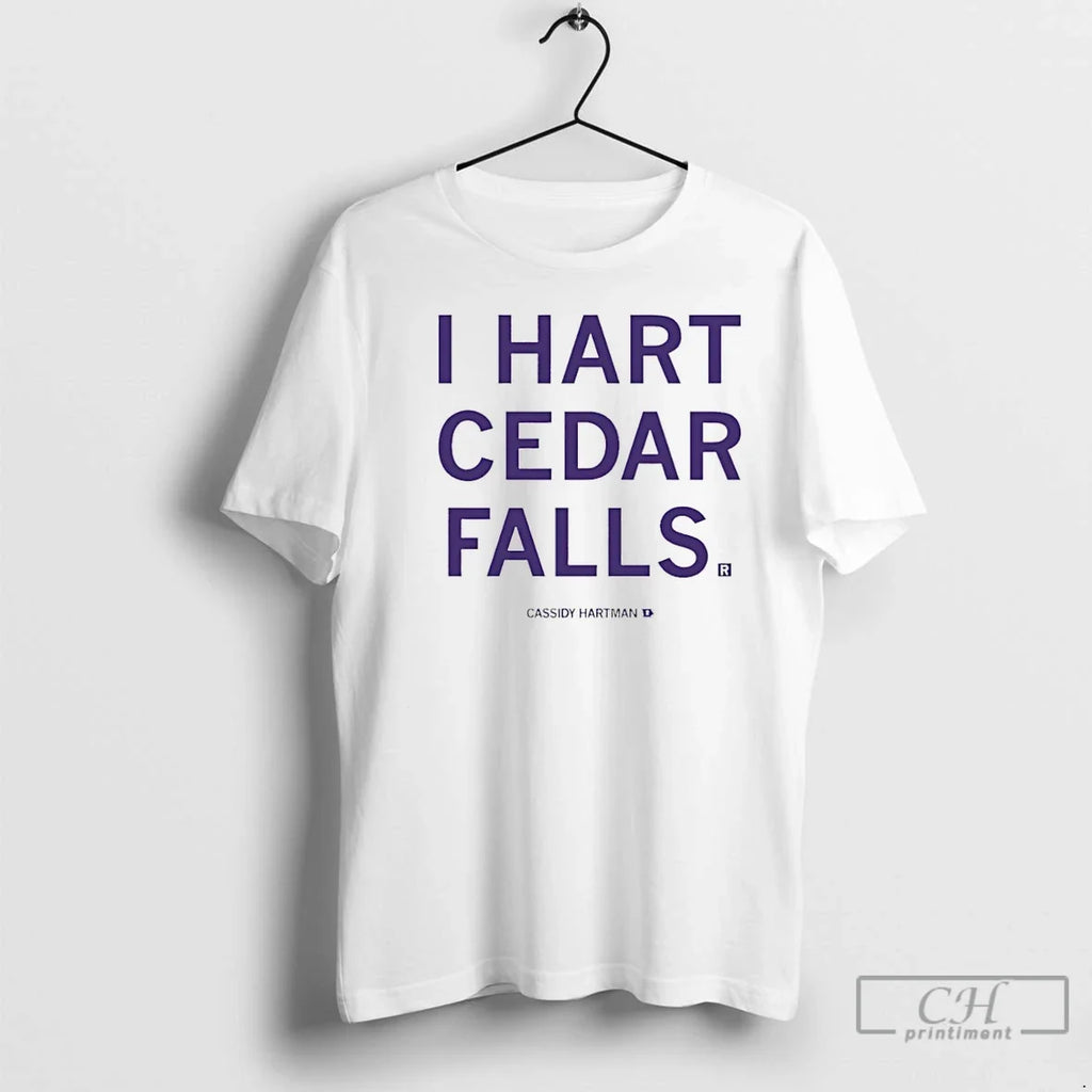 I Hart Cedar Falls Cassidy Hartman Uni Volleyball - Adult & Kids T-Shirts, Sweatshirts & Hoodies apparel design preview 1