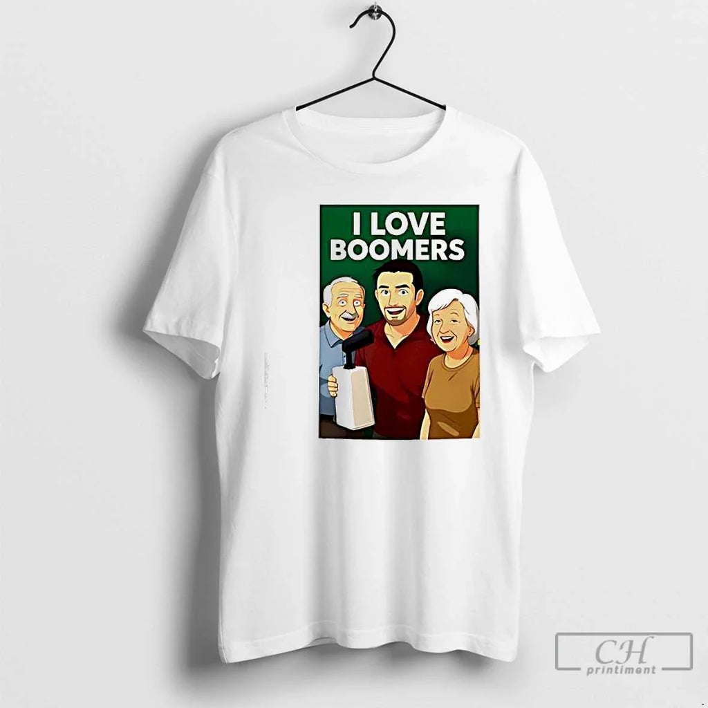 I Love Boomers - Adult & Kids T-Shirts, Sweatshirts & Hoodies apparel design preview 1