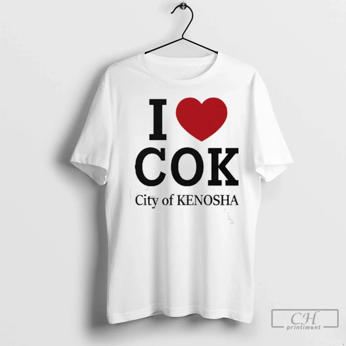 Premium I Love Cok City Of Kenosha Ladies - Adult & Kids T-Shirts, Sweatshirts & Hoodies apparel design preview 1