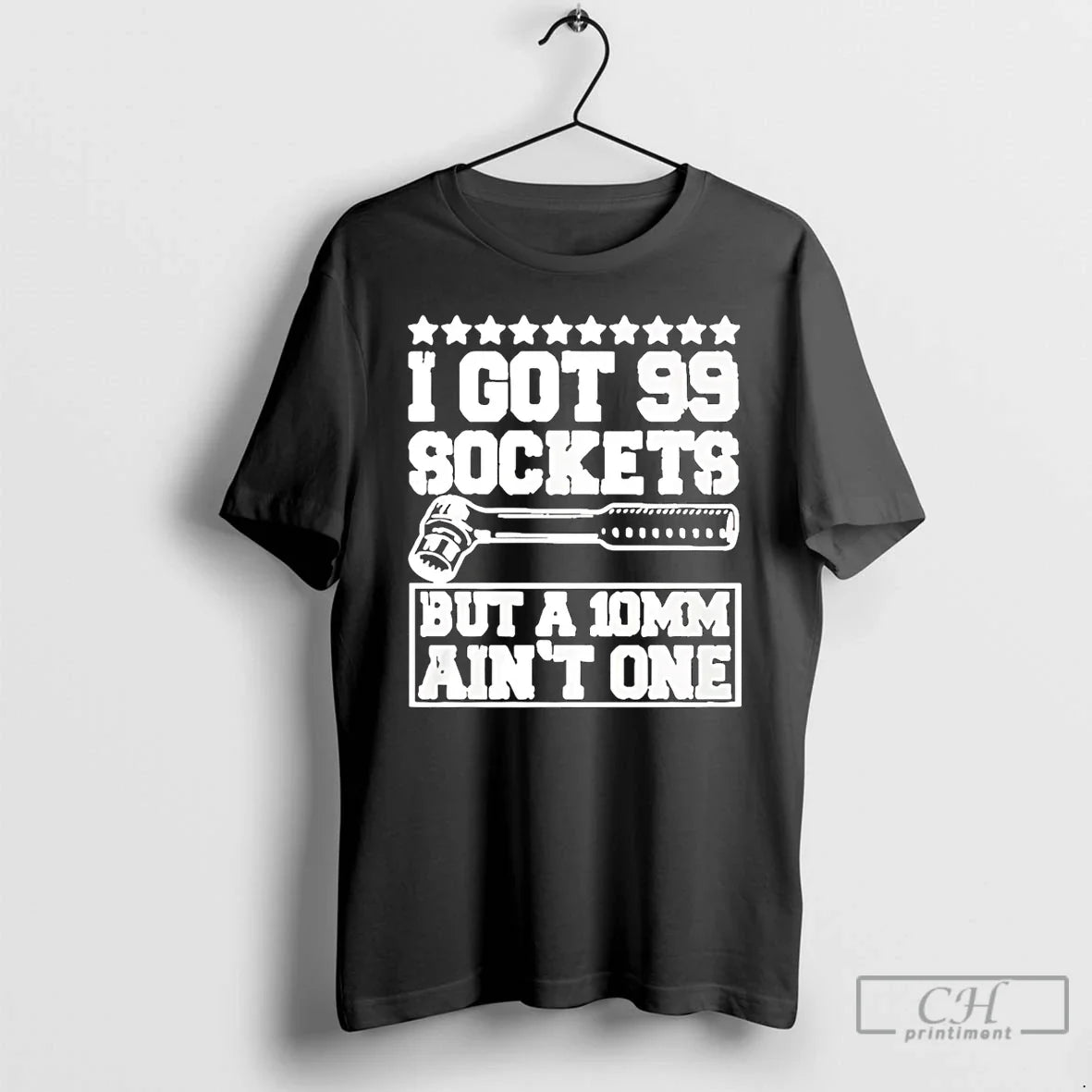 I Got 99 Sockets But 10 Am Aint One - Adult & Kids T-Shirts, Sweatshirts & Hoodies apparel design preview 1