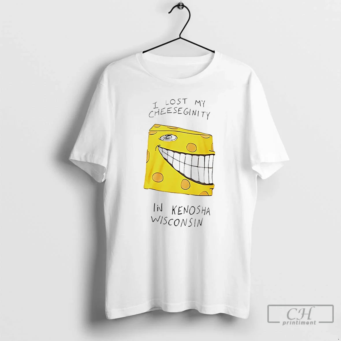 I Lost My Cheeseginity Kenosha Wisconsin Paint - Adult & Kids T-Shirts, Sweatshirts & Hoodies apparel design preview 1