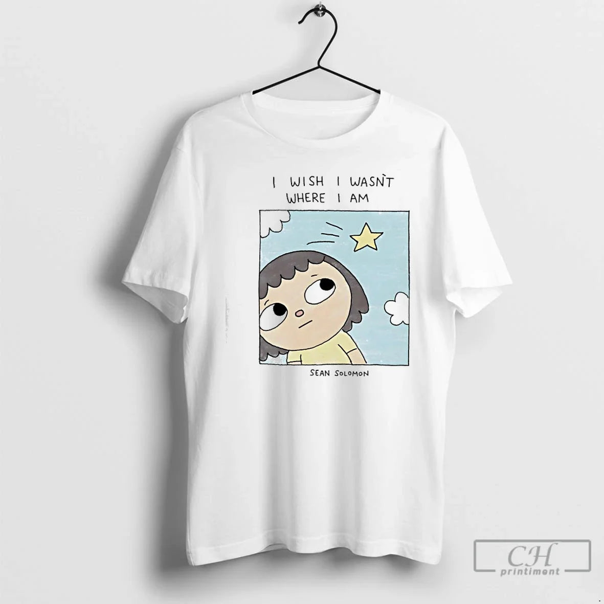 I Wish Wasnt Where Am Sean Solomon - Adult & Kids T-Shirts, Sweatshirts & Hoodies apparel design preview 1