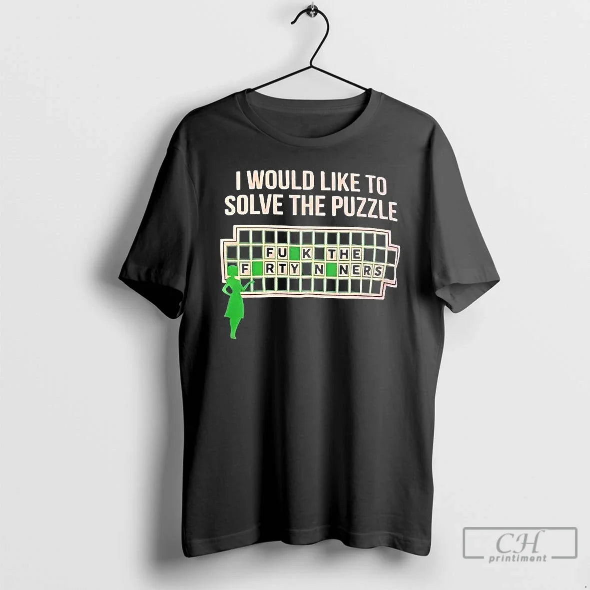I Would Like Solve Puzzle Fuck 49ers - Adult & Kids T-Shirts, Sweatshirts & Hoodies apparel design preview 1