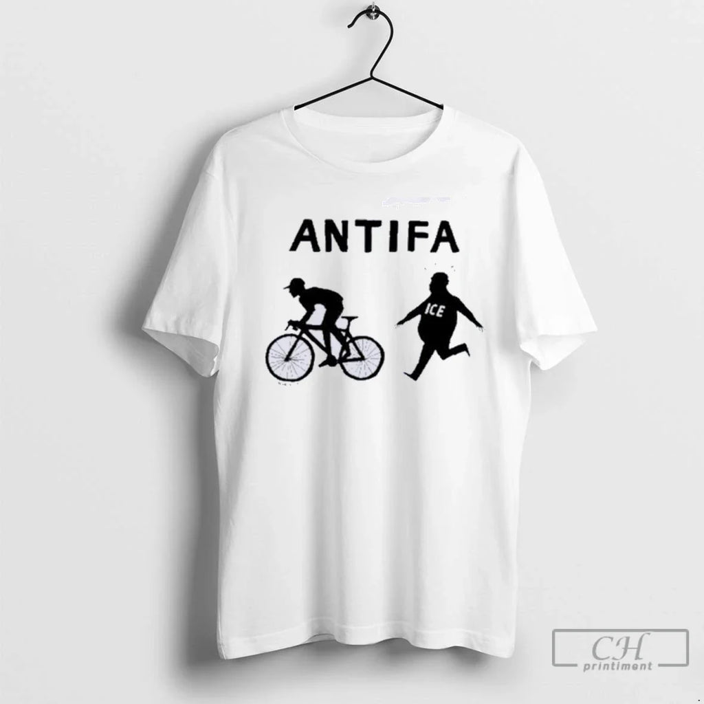 Premium Ice Antifa Biker - Adult & Kids T-Shirts, Sweatshirts & Hoodies apparel design preview 1