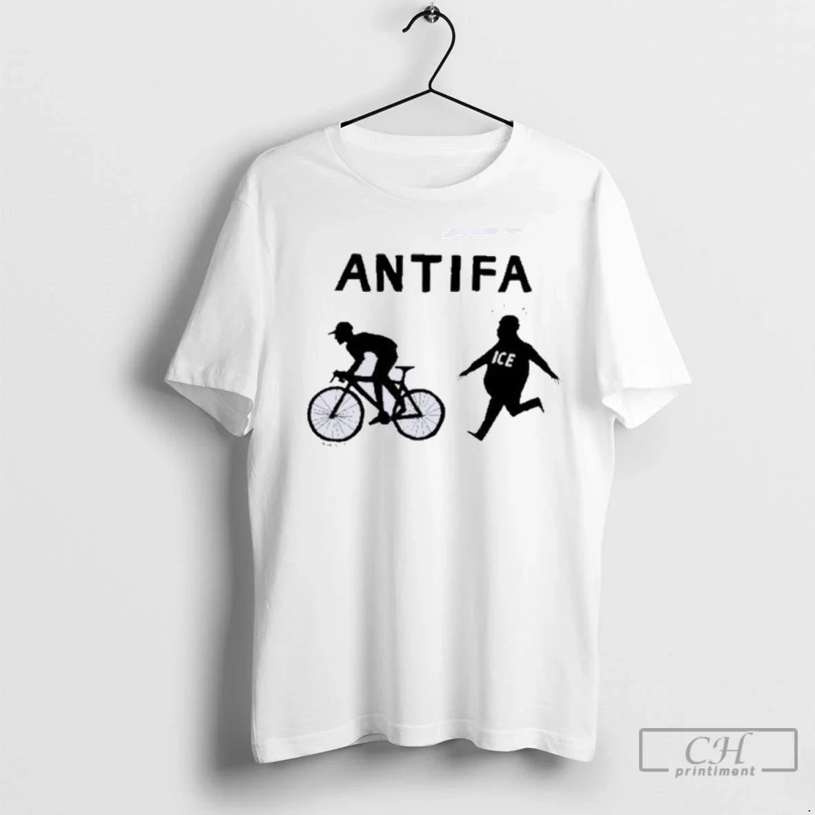 Premium Ice Antifa Biker - Adult & Kids T-Shirts, Sweatshirts & Hoodies apparel design preview 1