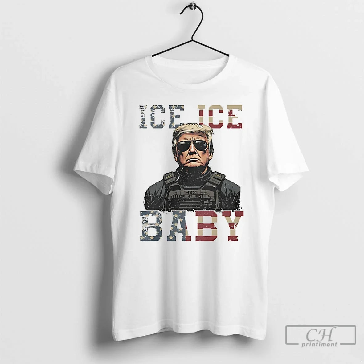 Ice Baby Trump Police - Adult & Kids T-Shirts, Sweatshirts & Hoodies apparel design preview 1