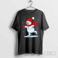 Ice Skating Snowman Funny - Adult & Kids T-Shirts, Sweatshirts & Hoodies apparel design preview 1