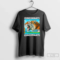 Iced Out Grillz Cincinnati Tiger Roaring City Skyline - Adult & Kids T-Shirts, Sweatshirts & Hoodies apparel design preview 1