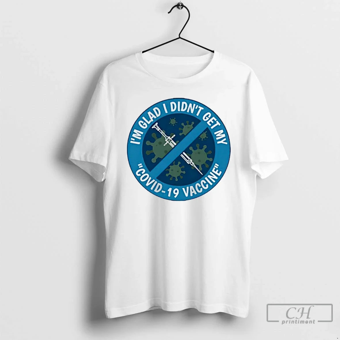 Im Glad I Didnt Get My Covid 19 Vaccine - Adult & Kids T-Shirts, Sweatshirts & Hoodies apparel design preview 1